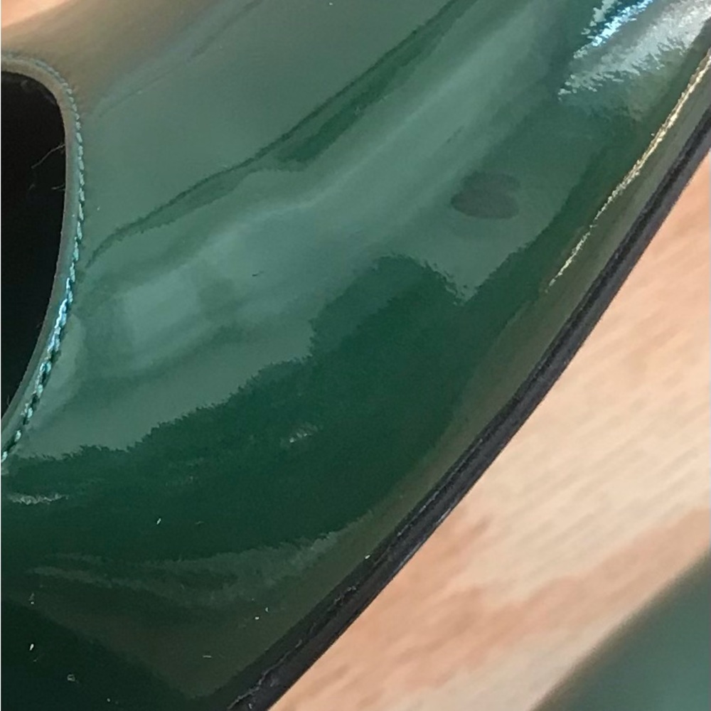 Women’s Balenciaga Green Patent Leather Heels Sz 9 - Picture 11 of 13